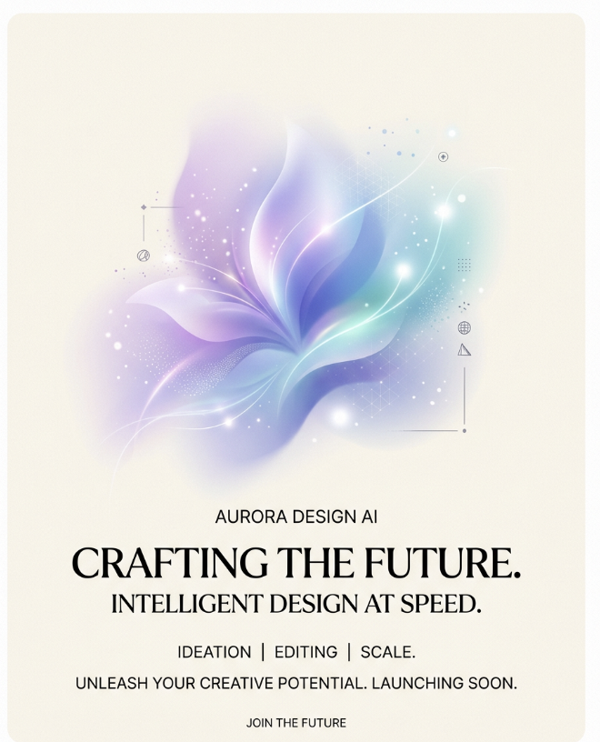 The same launch poster shown in the branding editor preview